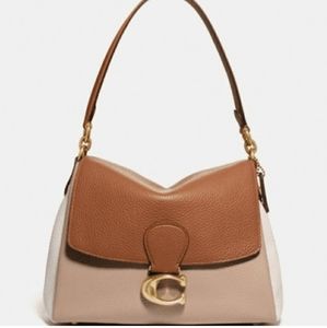 New💚Coach Retail Colorblock Leather May Shoulder Bag